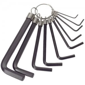 Image of Draper 10 Piece Metric Hexagon Key Set