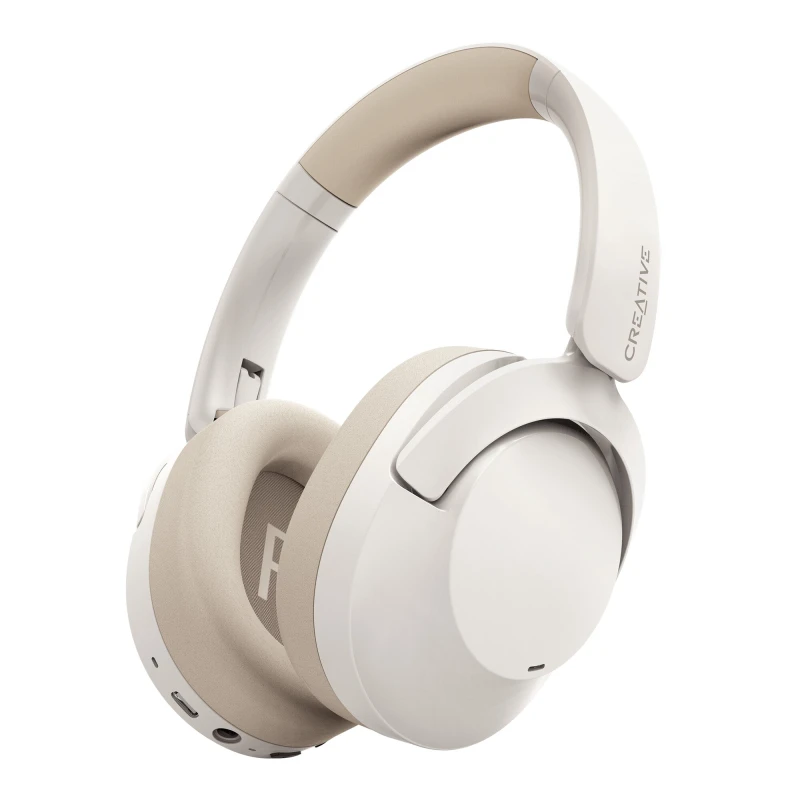 Image of Creative Creative Zen Hybrid 2 On-ear headset Bluetooth (1075101) Stereo Cream Volume control, Microphone mute 51EF1140AA000