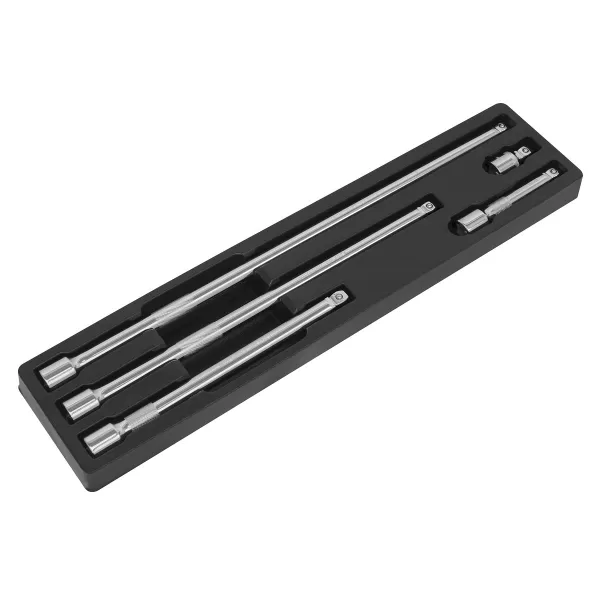 Image of Genuine SEALEY AK768 Wobble Extension Bar Set 5pc 1/2Sq Drive