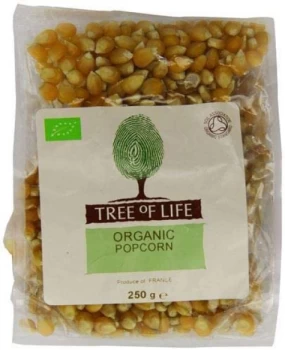 Image of Tree of Life Organic Popping Corn - 250g x 6