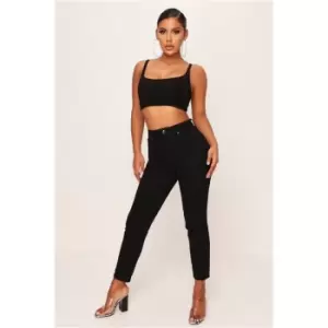 Image of I Saw It First Black High Waisted Mom Jeans - Black