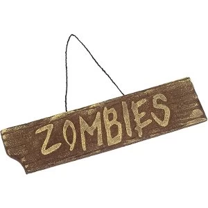 Image of Hanging Zombies Sign (One Size)