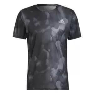 Image of adidas Print T Shirt Mens - Black