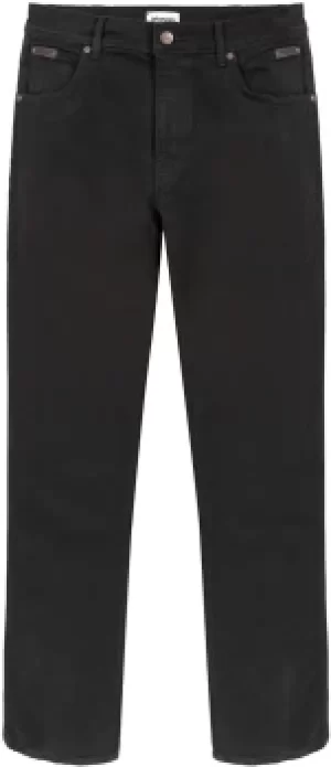 Image of Wrangler Texas Straight Black Overdye Jeans black