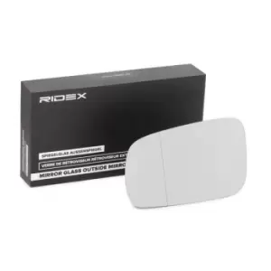 Image of RIDEX Wing Mirror Glass 1914M0165 Side Mirror Glass,Mirror Glass VW,SKODA,SEAT,Golf IV Schragheck (1J1),PASSAT Variant (3B6),Lupo (6X1, 6E1)
