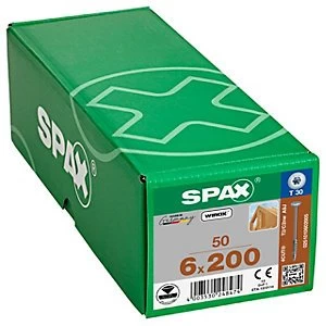 Image of Spax Tx Washer Head Wirox Screws - 6.0x200mm Pack Of 50