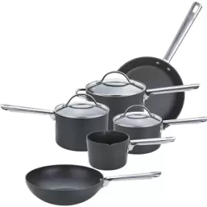Image of Anolon Professional Hard Anodised Cookware Set - 6 Piece