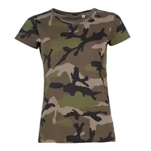 Image of SOLS Womens/Ladies Camo Short Sleeve T-Shirt (XL) (Camouflage)