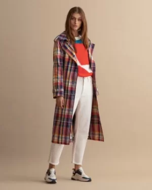 Image of GANT Straight Leg High-waisted Cropped Ecru Jeans