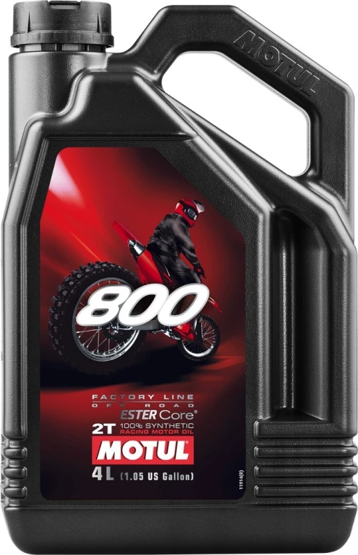 Image of MOTUL 800 2T Factory Line Off Road Motor Oil 4 Liter
