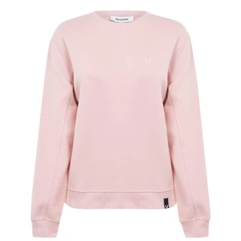 Image of True Religion Horseshoe Crew Sweater - Pink