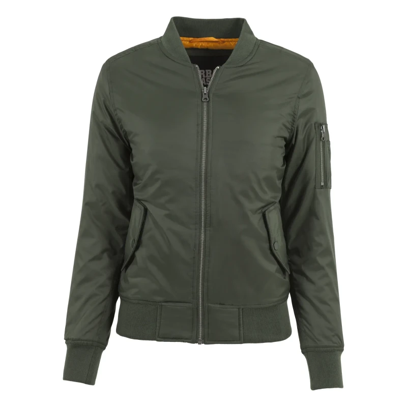 Image of Urban Classics Womens bomber Urban Classic basic Vert Female M