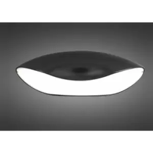Image of Diyas - Ceiling lamp Pasion 4 E27 bulbs, glossy black/white aryl/polished chrome