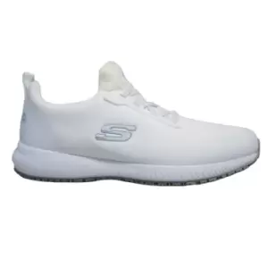 Image of Skechers Mens Squad SR Myton Occupational Shoes (8 UK) (White)