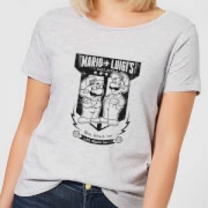 Image of Nintendo Mario Kart Fix-It Team Womens T-Shirt - Grey - S