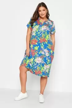 Image of Pleat Front Midi Dress