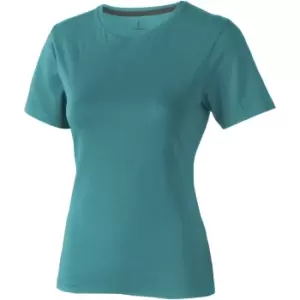 Image of Elevate Womens/Ladies Nanaimo Short Sleeve T-Shirt (S) (Aqua)