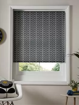 Image of Orla Kiely House Linear Stem Cool Grey Roller Blind - Grey