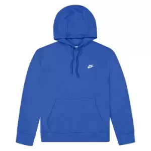Image of Nike Nsw Club Fleece Hoody, Signal Blue/signal Blue/white