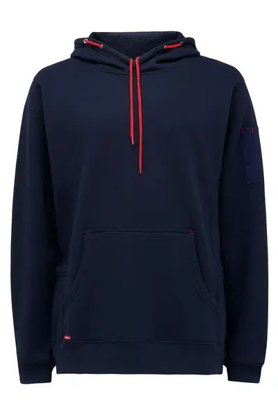 Image of Hard Yakka Brushed Fleece Hoodie Navy