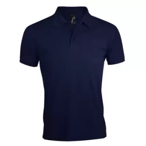 Image of SOLs Mens Prime Pique Plain Short Sleeve Polo Shirt (S) (French Navy)