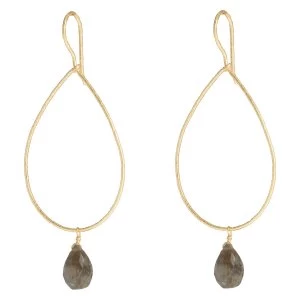 Image of Juvi Designs Gold vermeil boho sway me earrings Grey