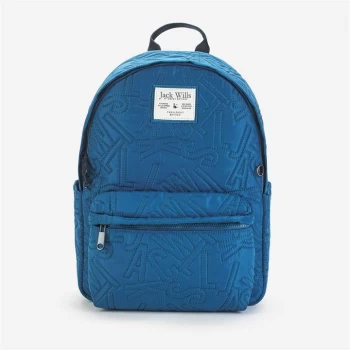 Image of Jack Wills Claremont Quilted Backpack - Marine