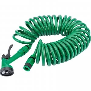 Image of Draper Recoil Hose and Spray Gun Set 3/8" / 9.5mm 10m Green