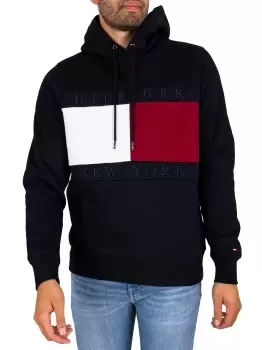 Image of Structure Flag Pullover Hoodie