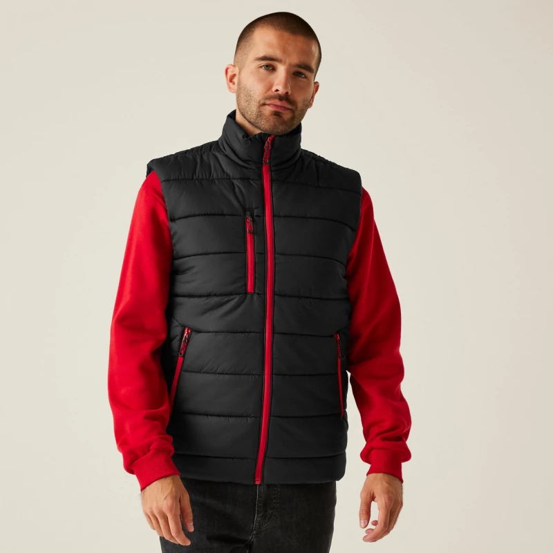 Image of Regatta Regatta Men Navigate' Thermal Bodywarmer in Red Size: Medium Red M Male 5063019155388