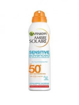 Image of Ambre Solaire Sensitive Dry Mist Sun Cream Spray SPF50+ 200ml One Colour, Women