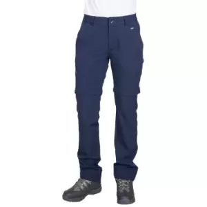 Image of Trespass Womens/Ladies Eadie Convertible Trousers (3XL) (Navy)