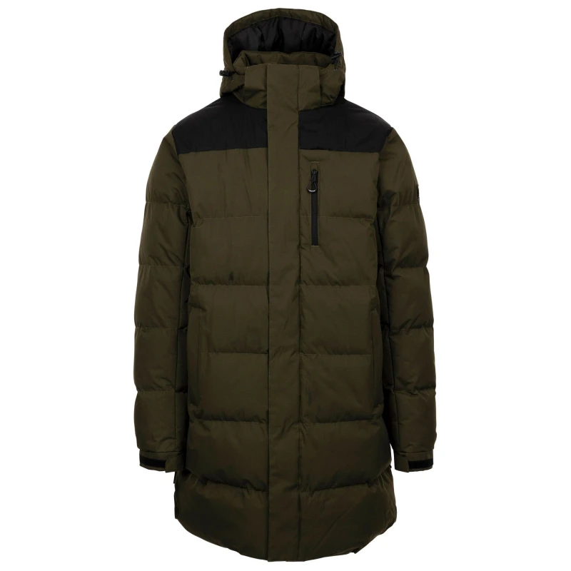Image of Trespass Trespass Men Clipster Padded Jacket in Brown Size: X-Small Brown XS Male 5063574057899