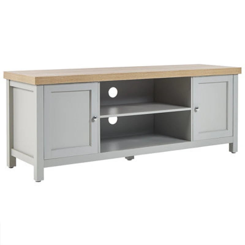 Image of Beliani Traditional TV Stand Hamp Grey