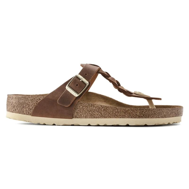 Image of Birkenstock Womens flip-flops Birkenstock Gizeh Marron Female 40