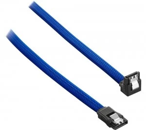 Image of ModMesh 30cm Right Angle SATA 3 Cable - Blue