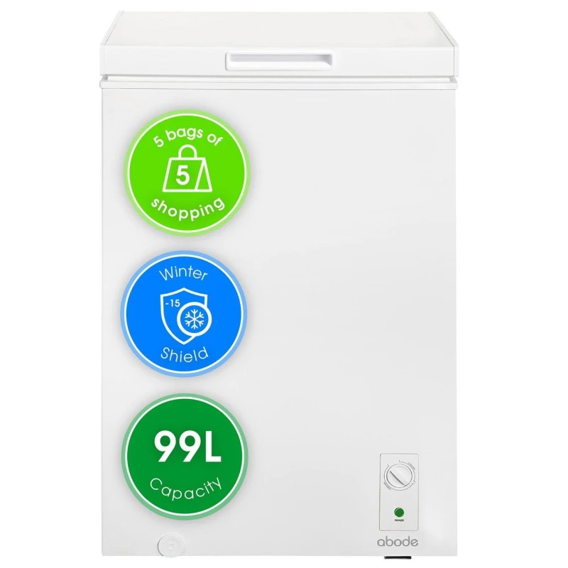 Image of Abode Abode A99CF0E1W Chest Freezer 99L White - Abode White OT63401