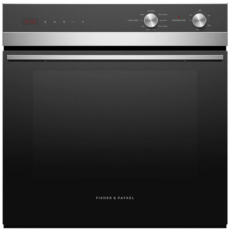 Image of Fisher & Paykel Series 5 Contemporary OB60SC7CEX3 Built In Electric Single Oven - Black / Stainless Steel