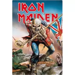 Image of Iron Maiden Tin Sign Trooper 20 x 30 cm