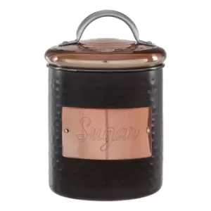 Image of Sugar Canister in Black/Copper