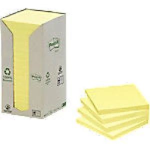 Image of Post-it Sticky Notes 76 x 76mm Canary Yellow 16 Pieces of 100 Sheets