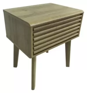 Image of Copen 1 Drawer Side Table - Oak
