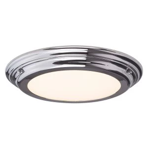 Image of LED 3 Light Semi-Flush - Graphite