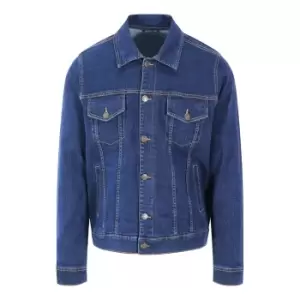 Image of So Denim Mens Noah Denim Jacket (S) (Dark Blue Wash)