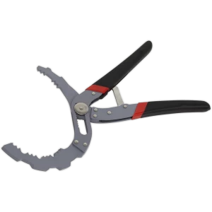 Image of Sealey Self Adjusting Angled Oil Filter Pliers