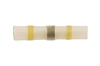 Image of Yellow Solder Type Heatshrink Butt Connector Pk 10 Connect 30696