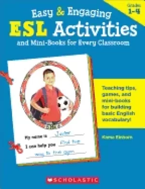 Image of easy and engaging esl activities and mini books for every classroom teachin