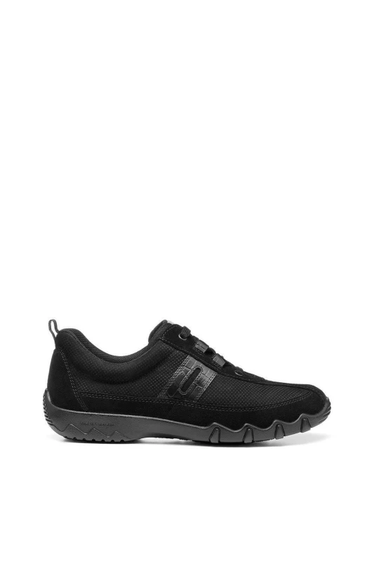 Image of Hotter Womens 'Leanne II' Active Shoes in Black Size: 6.5 Black Female 6.5