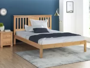 Image of Flintshire Glynne 4ft6 Double Oak Wooden Bed Frame