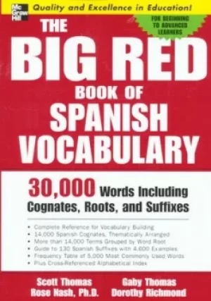 Image of The big red book of Spanish vocabulary by Scott Thomas
